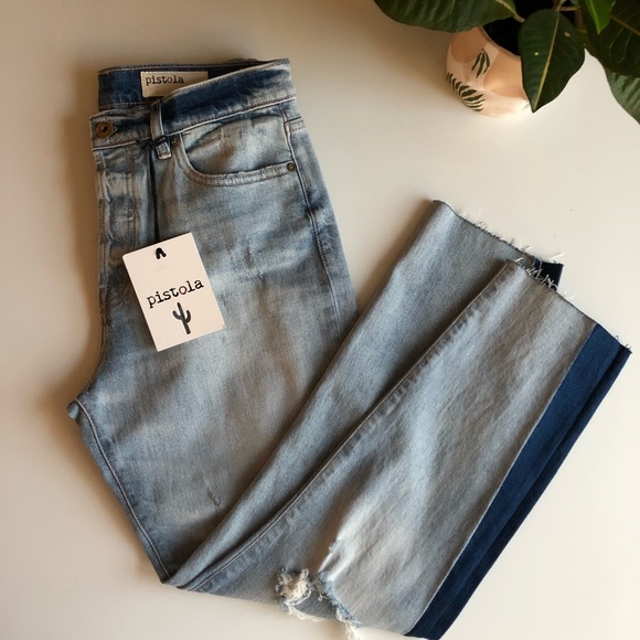 pistola distressed jeans